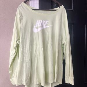 Nike Women's Light Green Top